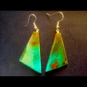 Genuine Turquoise Earrings
